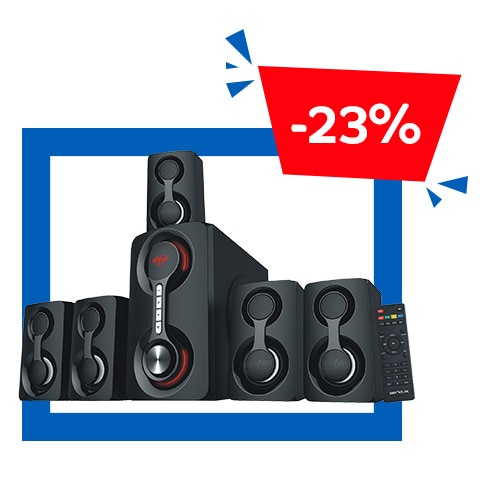 Serioux SoundRise 5.1 PC hangszórók, 105W
