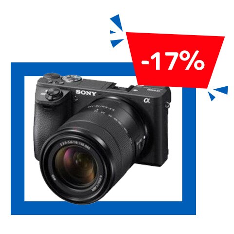 Sony ILCE6500 prémium 18-135mm E-bajonettes APS-C fényképezőgép