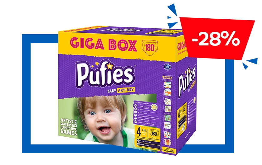 Pufies havi pelenkacsomagok