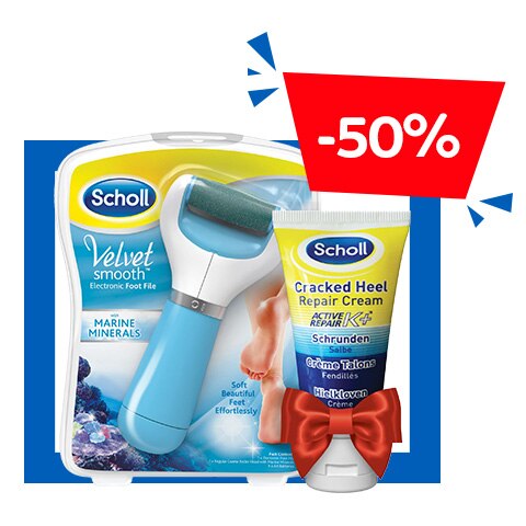 Scholl Velvet Smooth™ elektromos talpreszelő tengeri ásványokkal