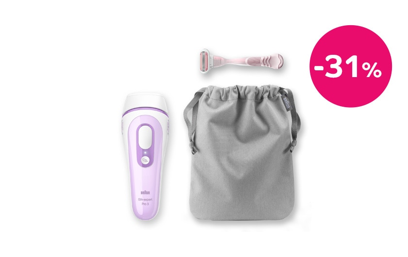 Braun Silk-expert IPL PL3012 villanófényes szőrtelenítő
