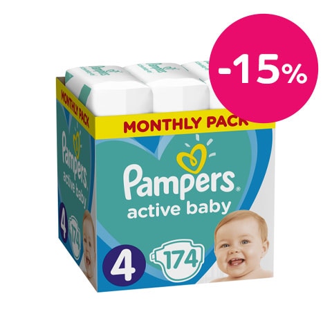 Pampers Active Baby havi pelenkacsomag