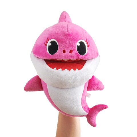 Smartplay Baby Shark cápa család Ütemre zenélő plüss