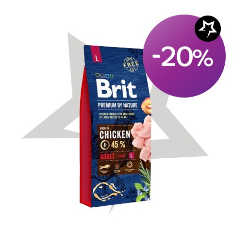 Brit Premium by Nature Adult L száraz kutyaeledel
