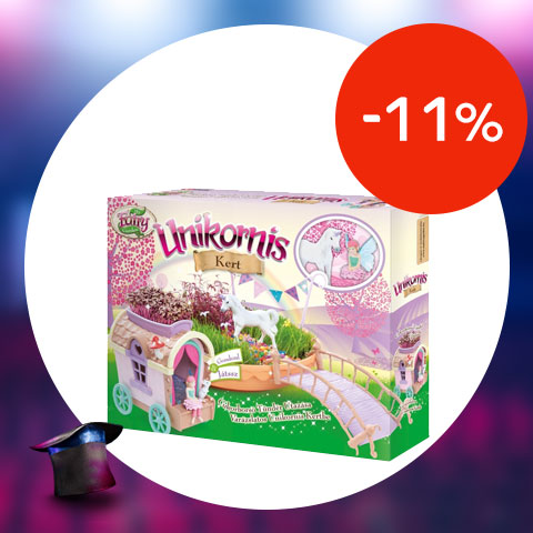 Interplay My Fairy Garden Unikornis kert ekhós szekérrel