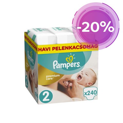 Pampers Premium Care havi pelenkcsomagok
