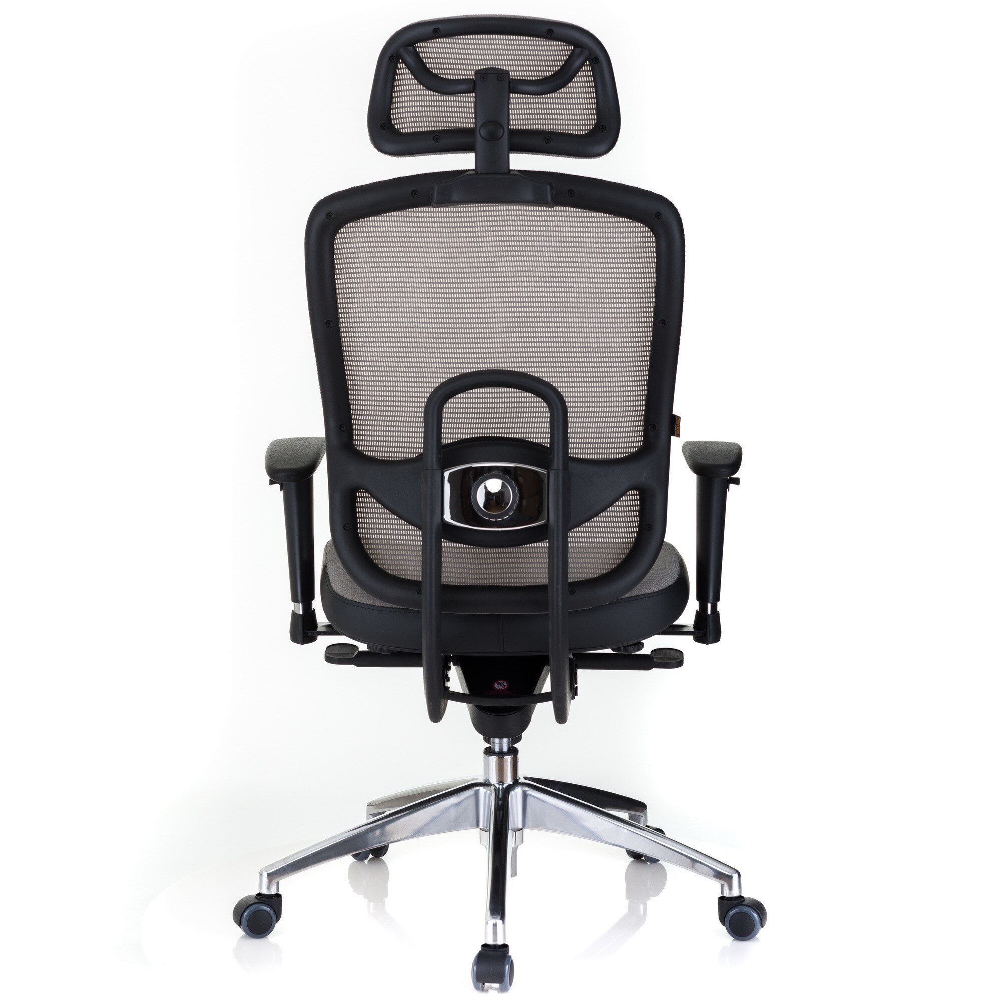 QMOBILI Oklahoma HI ergonomikus irodai szék, hálós, állítható deréktámasz, fejtámla, alumínium váz, szürke QMOBILI Oklahoma HI ergonomikus irodai szék, hálós, állítható deréktámasz, fejtámla, alumínium váz, szürke