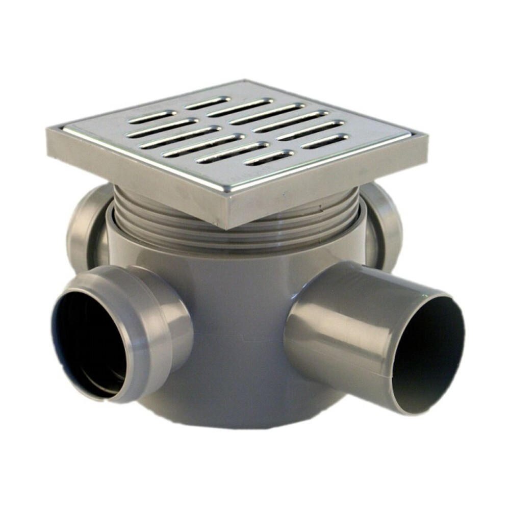 Подов сифон 3 входа + 1 изход Italbox Plus, със система против пяна и ...